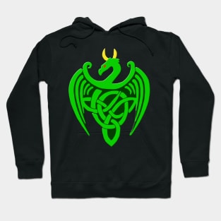 Green Celtic Dragon Hoodie